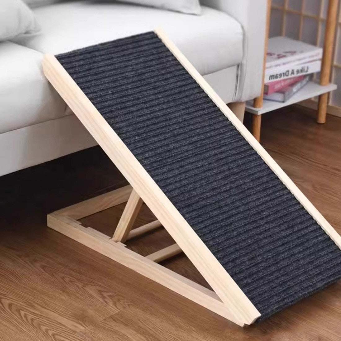 Wag & Whiskers Non-Slip Foldable and Adjustable Heights Pet Ramp