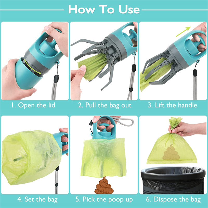 Wag & Whiskers Portable Lightweight Dog waste Scooper