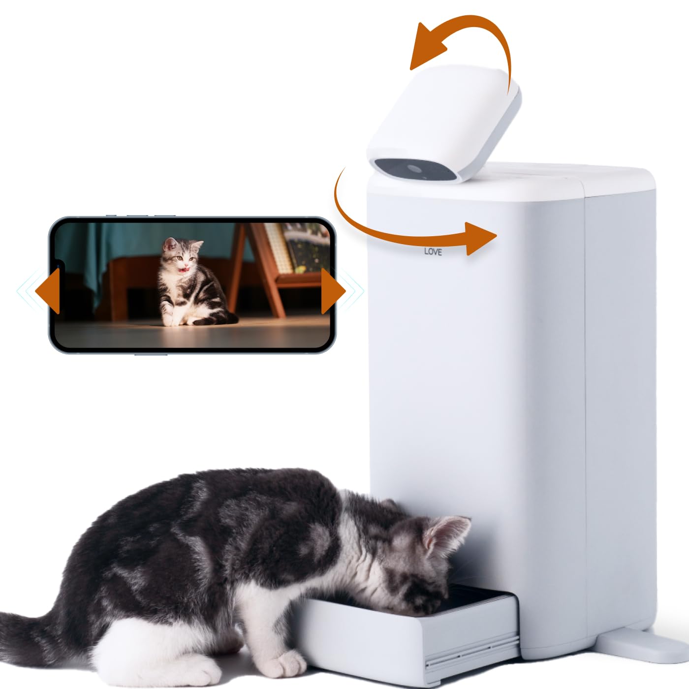 Wag & Whiskers Automatic Camera Timed Pet Feeder